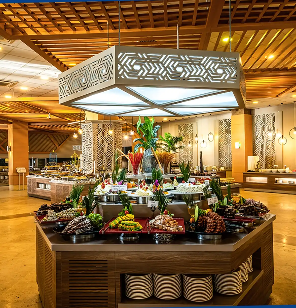 Stylowe wnętrze restauracji Bernsteinort